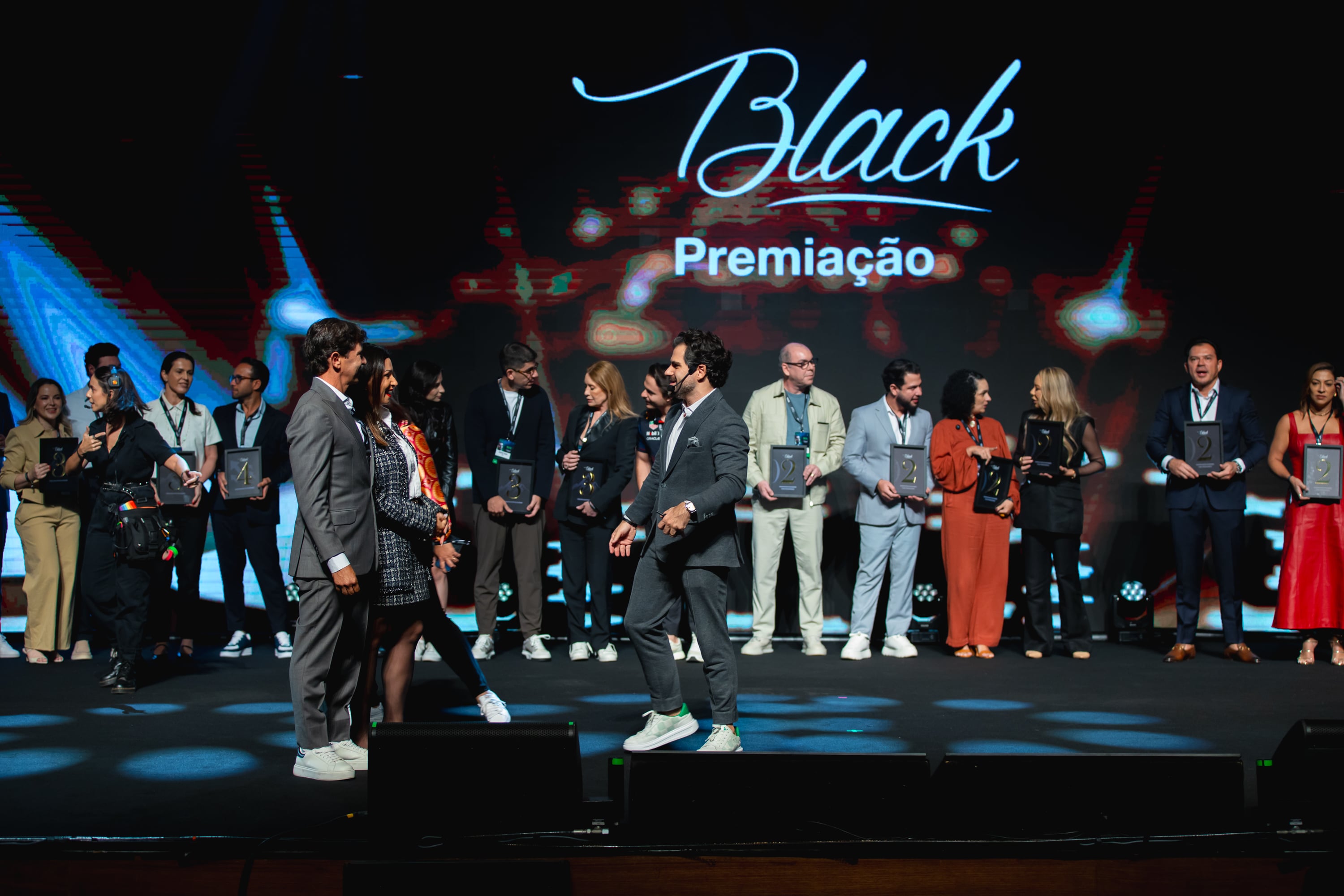 Samuel Pereira na premiação Black com empresários do ecossistema SDA Holding